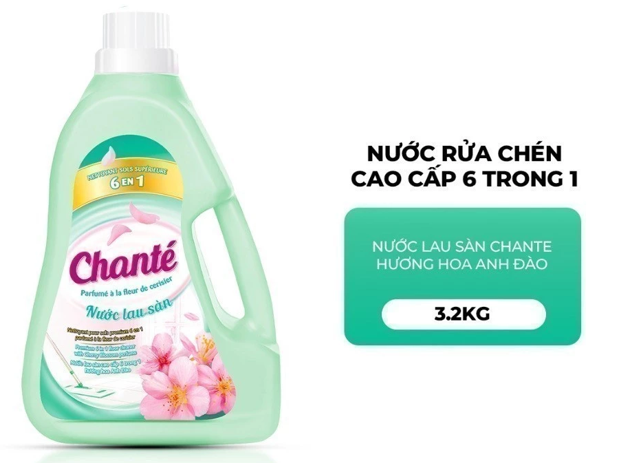  Nước lau sàn Chanté chai 3.2kg 