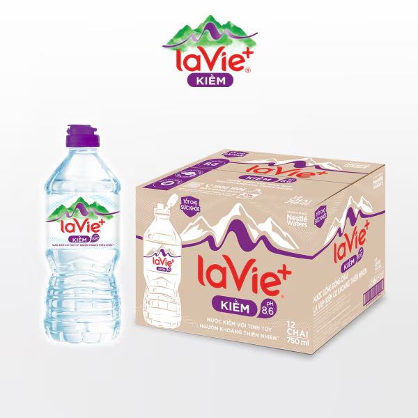  La Vie+ Kiềm 750ml (Thùng 12 chai) 