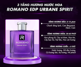  Nước hoa nam Cao Cấp Dành Cho Nam ROMANO EDP URBANE SPIRIT 100ml 