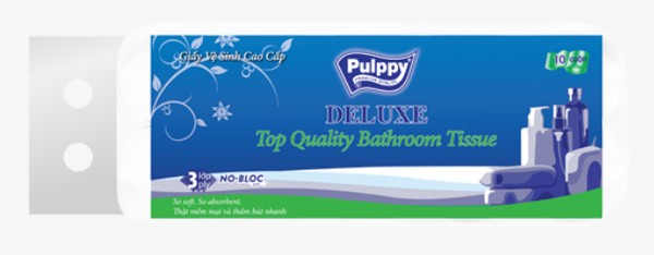  Giấy Lụa Cuộn Pulppy Deluxe 