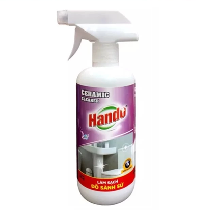 Chai xịt vệ sinh làm sạch đồ sành sứ Hando 570ml 