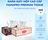  Khăn Giấy Lụa Hộp Cao Cấp Famapro Premium Tissue 190×200 mm 