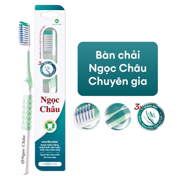  Bàn chải đánh răng Ngọc Châu Chuyên gia 