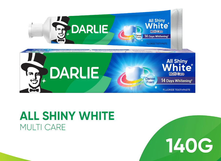 Kem Đánh Răng Darlie Trắng sáng Đa Năng All Shiny White Multicare 140g 