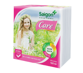  Khăn ăn Saigon Care 100 tờ 33cm x 33cm 