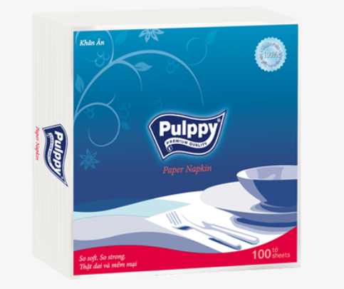  Khăn Ăn Pulppy 100 tờ 