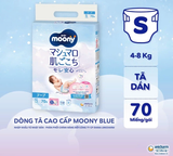  Tã dán cao cấp Moony NB/S/M/L - Nhập khẩu từ Nhật Bản 