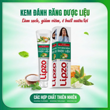  Kem Đánh Răng Dược Liệu Lipzo Tuýp 110g Từ 6 Loại Dược Liệu Thiên Nhiên Vị Ngọt Thơm Bảo Vệ Nướu Lợi 