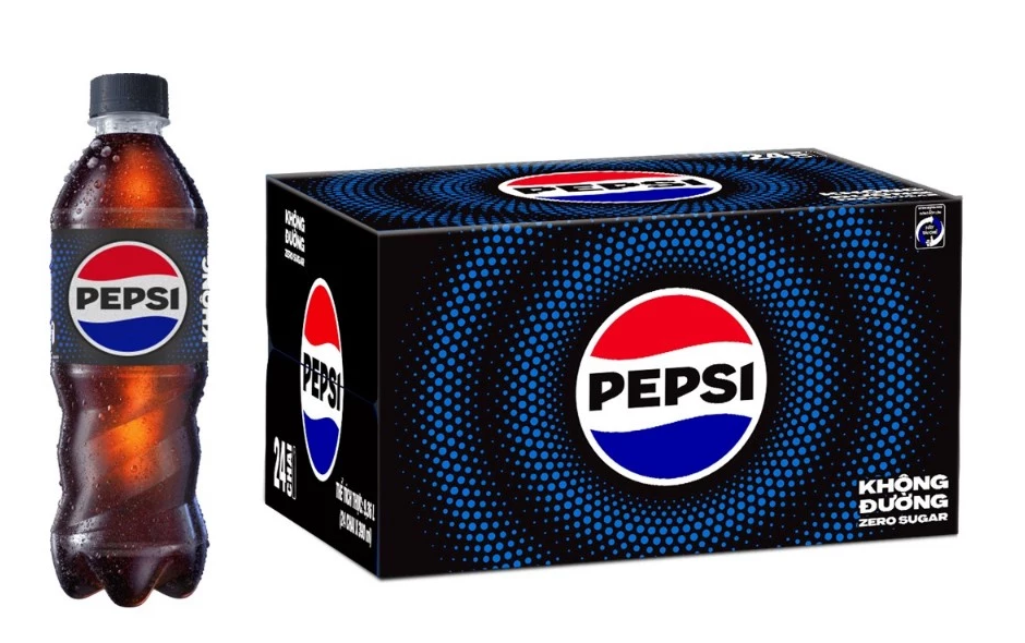  Nước Ngọt Giải Khát Có Gaz Pepsi Không Calo, Không Đường 390ml /chai 