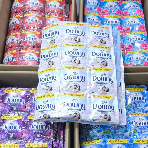  Nước Xả Vải Downy Hương Nước Hoa Thơm Lâu Đủ Màu 20ml 