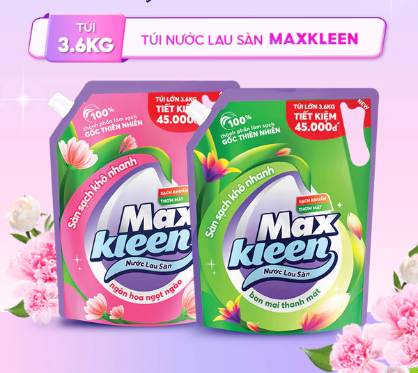  Túi Nước Lau Sàn MaxKleen 3.6kg 