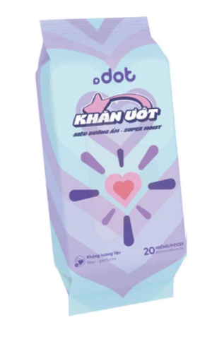  Khăn ướt Dot không mùi 20 miếng 