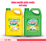  Nước Rửa Chén An Toàn Cho Da Và Đậm Đặc Gấp 2 Lần Mỹ Hảo Kháng Khuẩn Và Loại Bỏ Mùi Thức Ăn | Bình 1.5 kg 