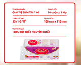  Giấy vệ sinh Silkwell tím 1kg mềm mịn, không chất tẩy trắng 