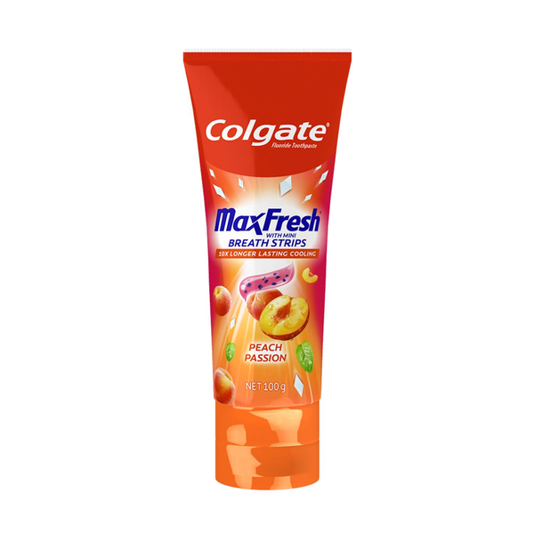  Kem Đánh Răng Colgate MaxFresh Hương Đào Mát Lạnh 