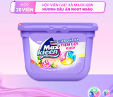  Hộp Viên Giặt Xả MaxKleen Hương Dấu Ấn Ngọt Ngào 20 viên 