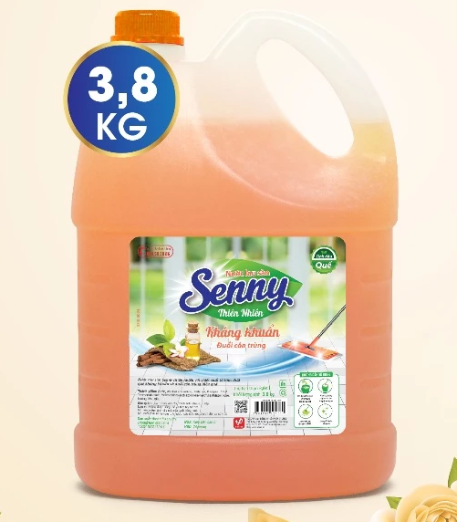  Nước Lau Sàn Senny Thơm Ấm Lưu Hương Lâu Loại Bỏ Bụi Bẩn Khử Mùi Tanh Giúp Sàn Nhà Sáng Bóng 3.8kg 