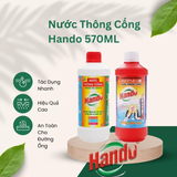  Nước Thông Cống Hando 570ML (Vệ Sinh Đường Ống, Cống, Lavabor..) 