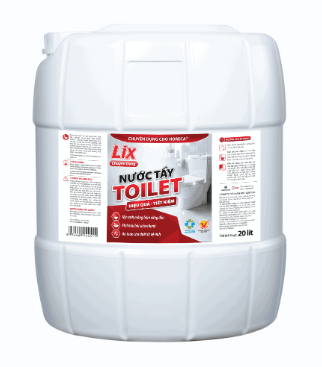  Nước Tẩy Toilet Lix 20L giúp tẩy sạch mảng bám cứng đầu, khử mùi hôi siêu nhanh và an toàn cho thiết bị vệ sinh 