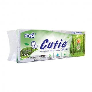  Giấy vệ sinh Cutie Xanh 10 Cuộn 