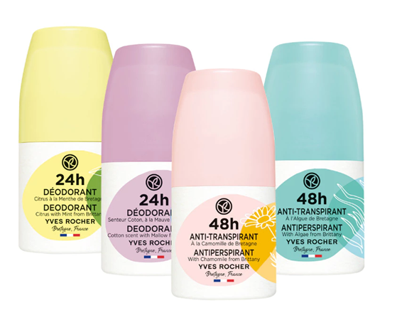  Lăn khử mùi ngăn mùi suốt 24H - 48H Yves Rocher 50ml (nhiều phân loại) 