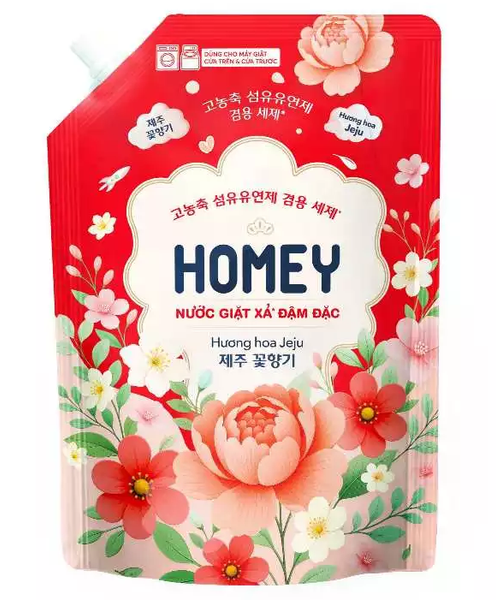  Nước giặt xả Homey đậm đặc túi 3.4kg 