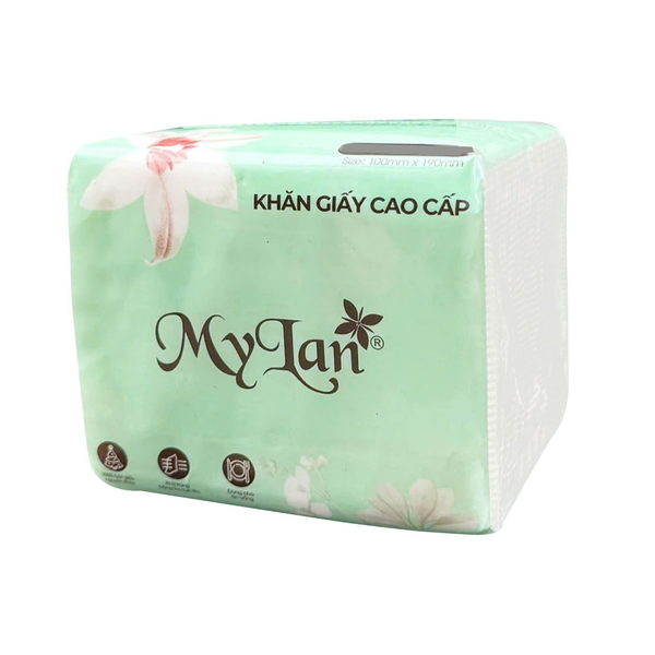  Khăn giấy rút MyLan hoa ly 12 gói/lốc 