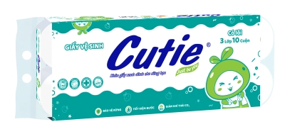  Giấy Vệ Sinh Cutie - Just Be You 10 Cuộn 