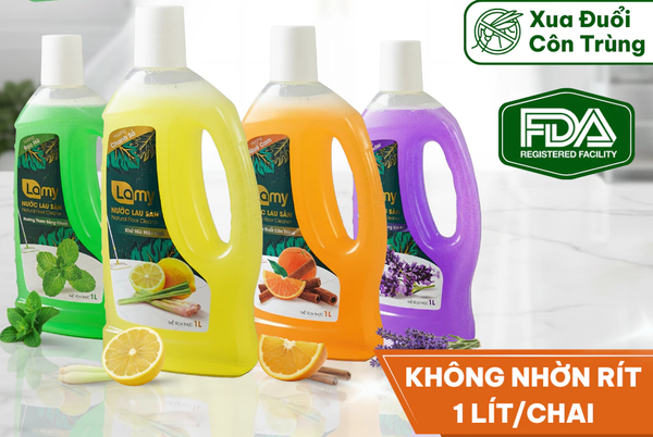  Nước Lau Sàn Nhà Lamy 1L Sạch Nhanh Đuổi Muỗi Kiến Cho Sàn Gỗ Gạch Men Hương Thơm Dịu 