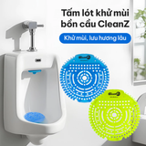  Tấm Lót Bồn Tiểu Nam Đứng, Tấm Lót Khử Mùi Bồn Cầu CleanZ - Khử mùi bồn tiểu, lọc rác, chống tắc nghẽn 