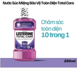  Nước súc miệng chăm sóc toàn diện Listerine Total Care Mouthwash 250ml 