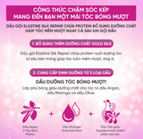  Dầu gội chăm sóc tóc Elastine Silk Repair 550ml Hương Hoa Anh Đào 
