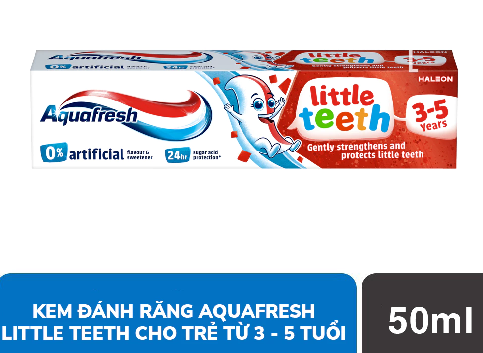  Kem đánh răng Aquafresh Little Teeth - Dành cho trẻ từ 3-5 tuổi 