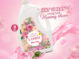  Nước Xả Vải LORD Hương Nước Hoa Đậm Đặc Sạch Khuẩn Mềm Vải Lưu Hương Thơm Lâu 3kg 