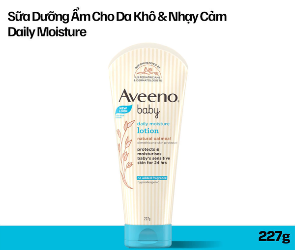 Sữa dưỡng thể hàng ngày Aveeno Baby Daily Moisture Lotion 227g 