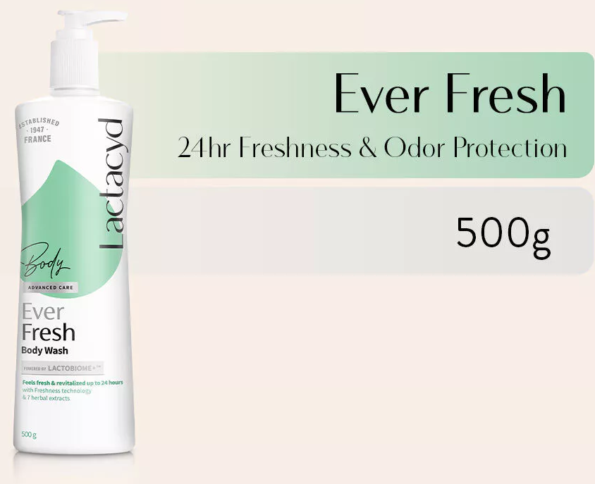  Sữa tắm Lactacyd Ever Fresh mang lại làn da thơm mát và tràn đầy sức sống đến 24 giờ 