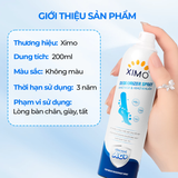  Bình xịt ngăn mùi hôi chân XIMO Feet Spray Xịt khử mùi thơm chân hạn chế vi khuẩn và lưu giữ mùi hương cho lòng bàn chân 