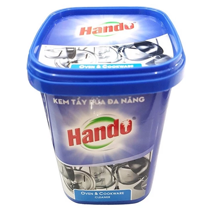  Hộp kem cọ xoong nồi tẩy vết bẩn nhà bếp đa năng Hando 500g (Over & Cookware Cleaner) 