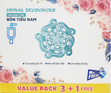  Tấm khử mùi bồn tiểu nam Mr Fresh (hộp 3 + 1 Free) 