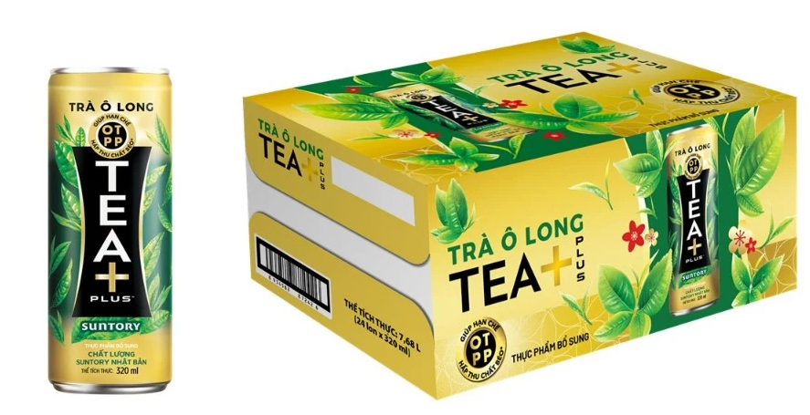  Trà Ô long Tea+ 320 ml/lon 
