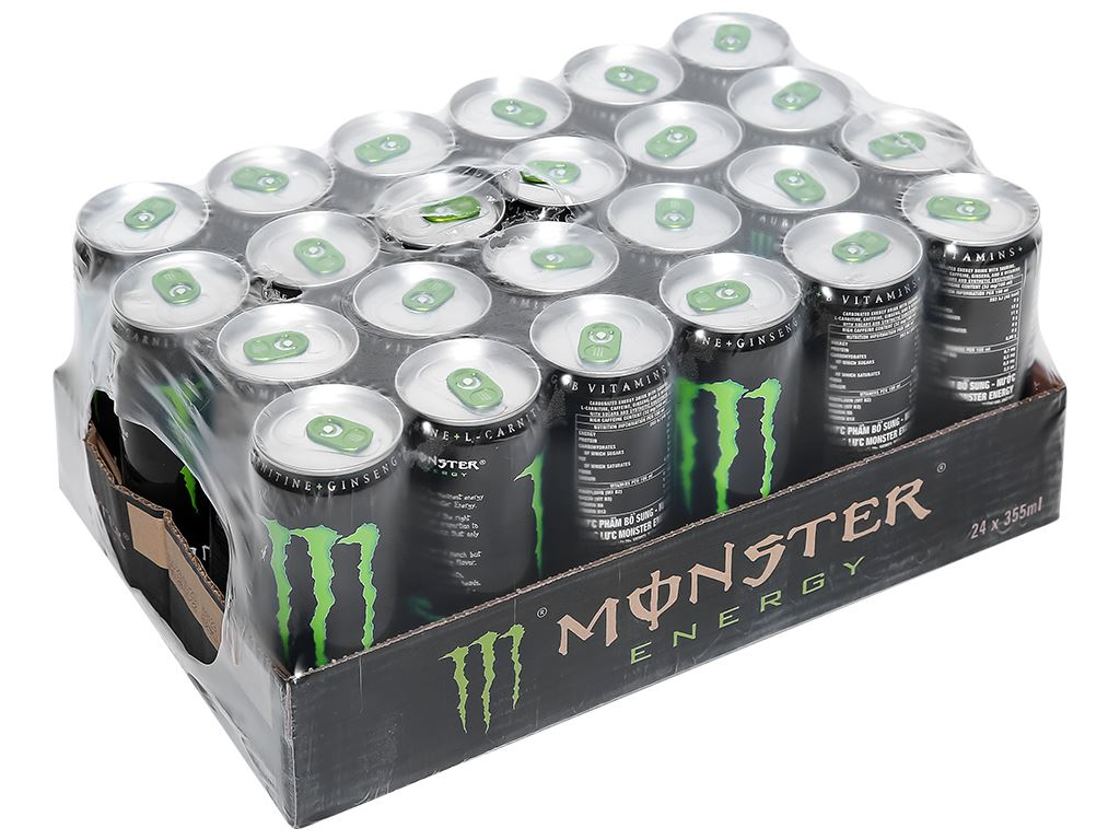  Nước Tăng Lực Giải Khát Monster Energy 355ml/Lon 