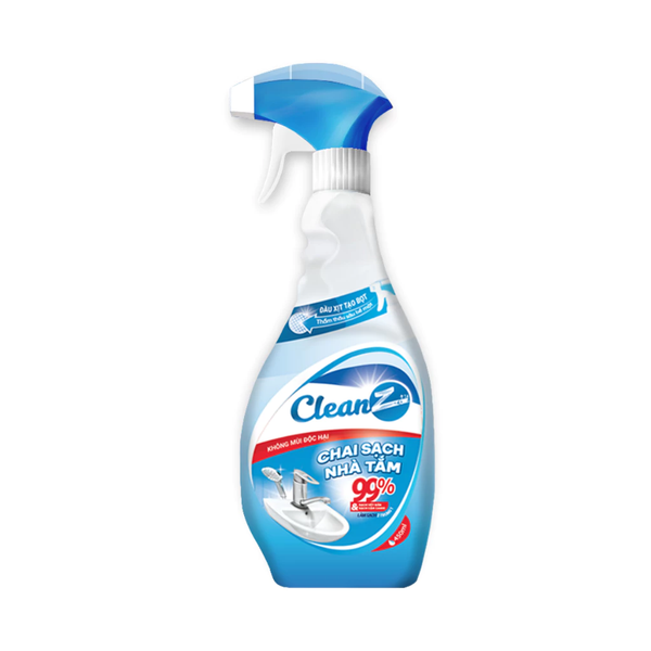  Chai Sạch Đa Năng CLEANZ hương chanh Vệ Sinh Nhà Tắm Chống Ăn Mòn Inox Vệ Sinh Vòi Rửa, Vòi Sen, Vách Kính 350-700ml 