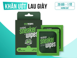  Hộp 20 gói Khăn ướt lau giày thể thao cấp tốc Sneaker EcoWipes gói 1 tờ hương quế khử mùi 