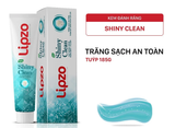  Kem Đánh Răng Lipzo Shiny Clean 185g Hương Bạc Hà Mát Lạnh, Diệt Khuẩn, Làm Sạch Từ Vỏ Sò Biển 