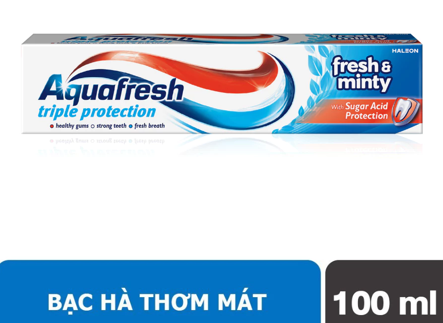  Kem đánh răng Aquafresh Fresh & Minty 100ml 