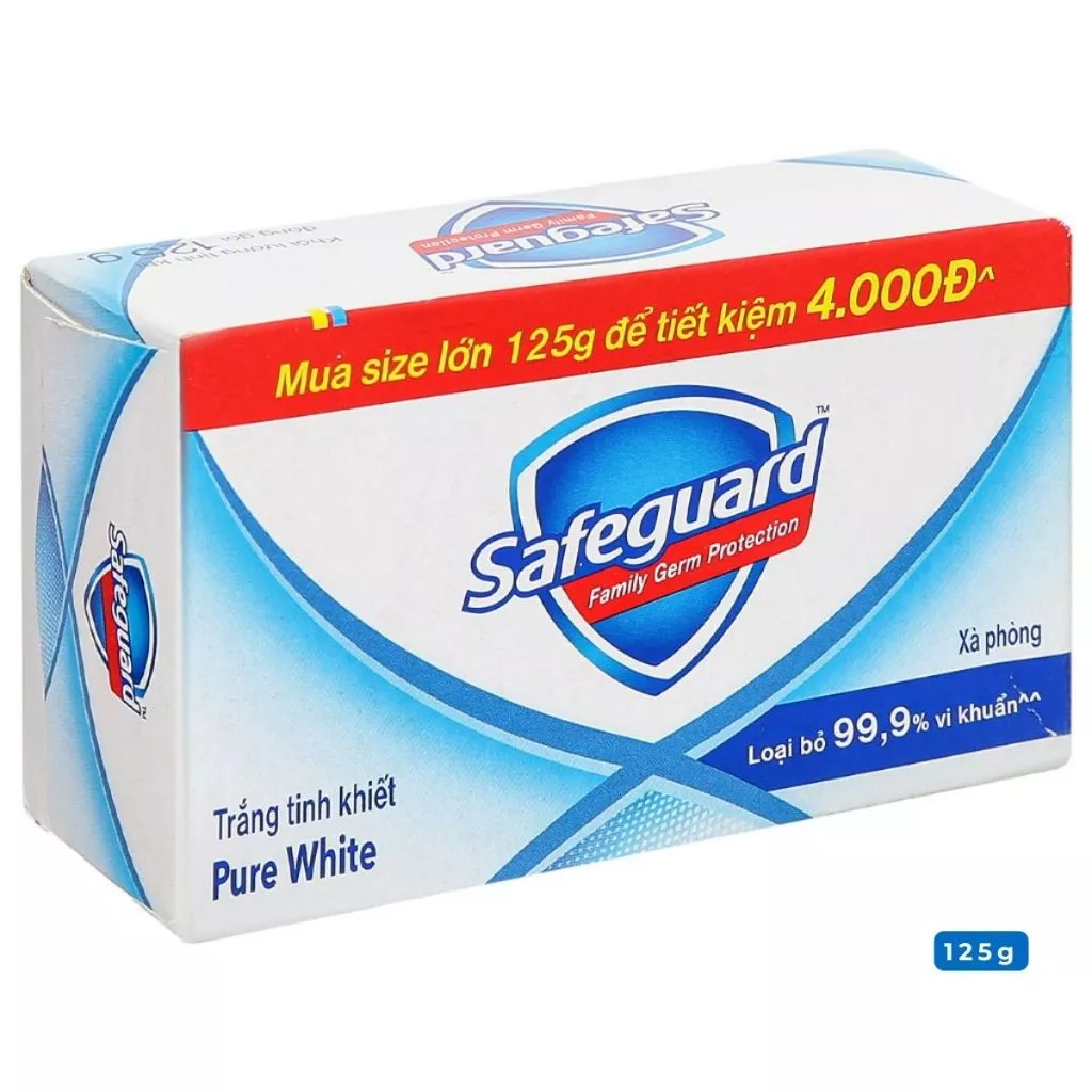  Xà bông cục Safeguard 115g-125g 
