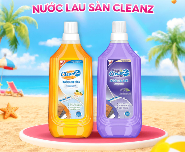  Nước Lau Sàn CleanZ Chiết Xuất Thiên Nhiên Sạch Bóng, Thơm Lâu, Lành Tính Cho Da 1L 