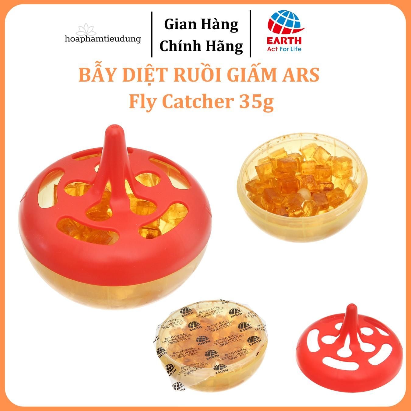 Bẫy diệt ruồi giấm ARS Fly Catcher 35g 