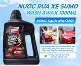  Nước Rửa Xe Sumo Wash & Wax 1 Lít  Đen Mới Nước Rửa Xe Bảo Vệ Nước Sơn Xe Rưa Xe Ô Tô 