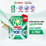  Nước Giặt Gel ARIEL 10X Sức Mạnh Giặt Sạch Chuyên Gia Cửa Trước - Cửa Trên Hương Downy Nắng Sớm Túi 1.37 - 4.05KG 